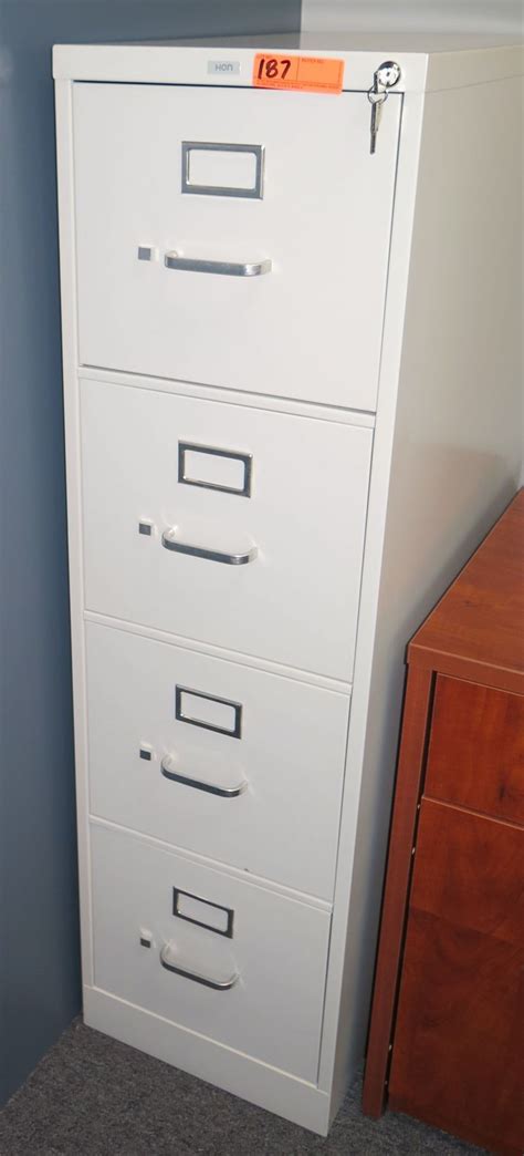 Vinsetto Metal 4 Drawer Vertical Locking Filing Cabinet